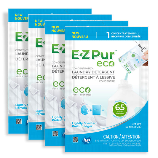 260 Loads - EZ Pur Eco Laundry Detergent Refill (Lightly Scented)