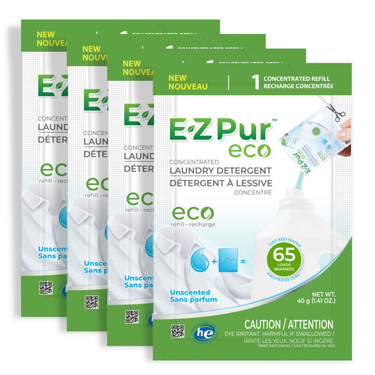 260 Loads - EZ Pur Eco Laundry Detergent Refill (Unscented)