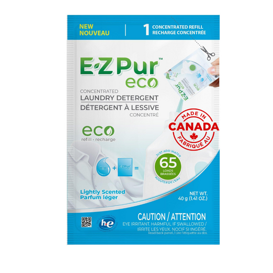 65 Loads - EZ Pur Eco Laundry Detergent Refill (Lightly Scented)