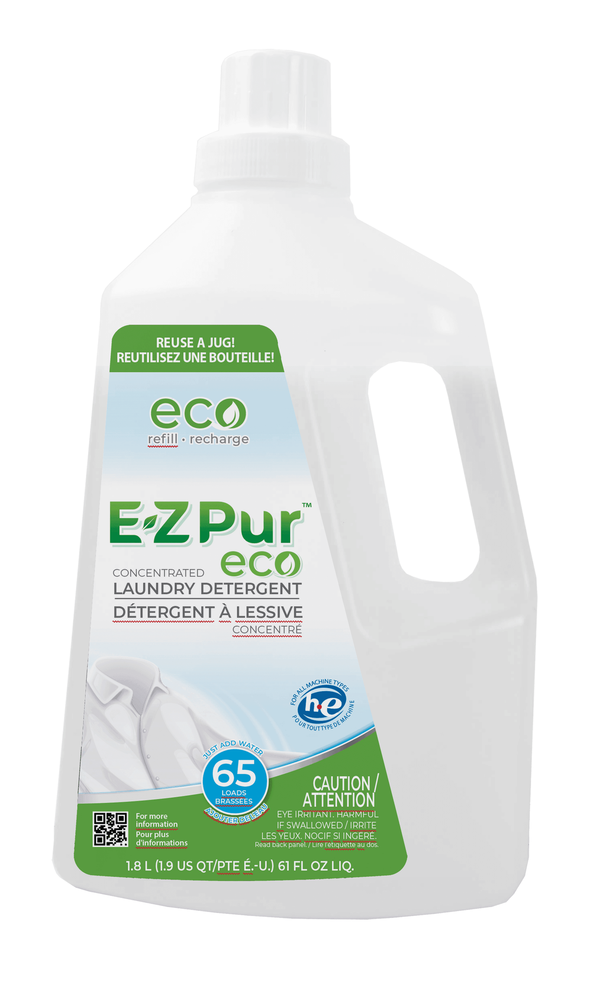 Laundry Detergent Starter Kit - Unscented - EZ Pur Eco